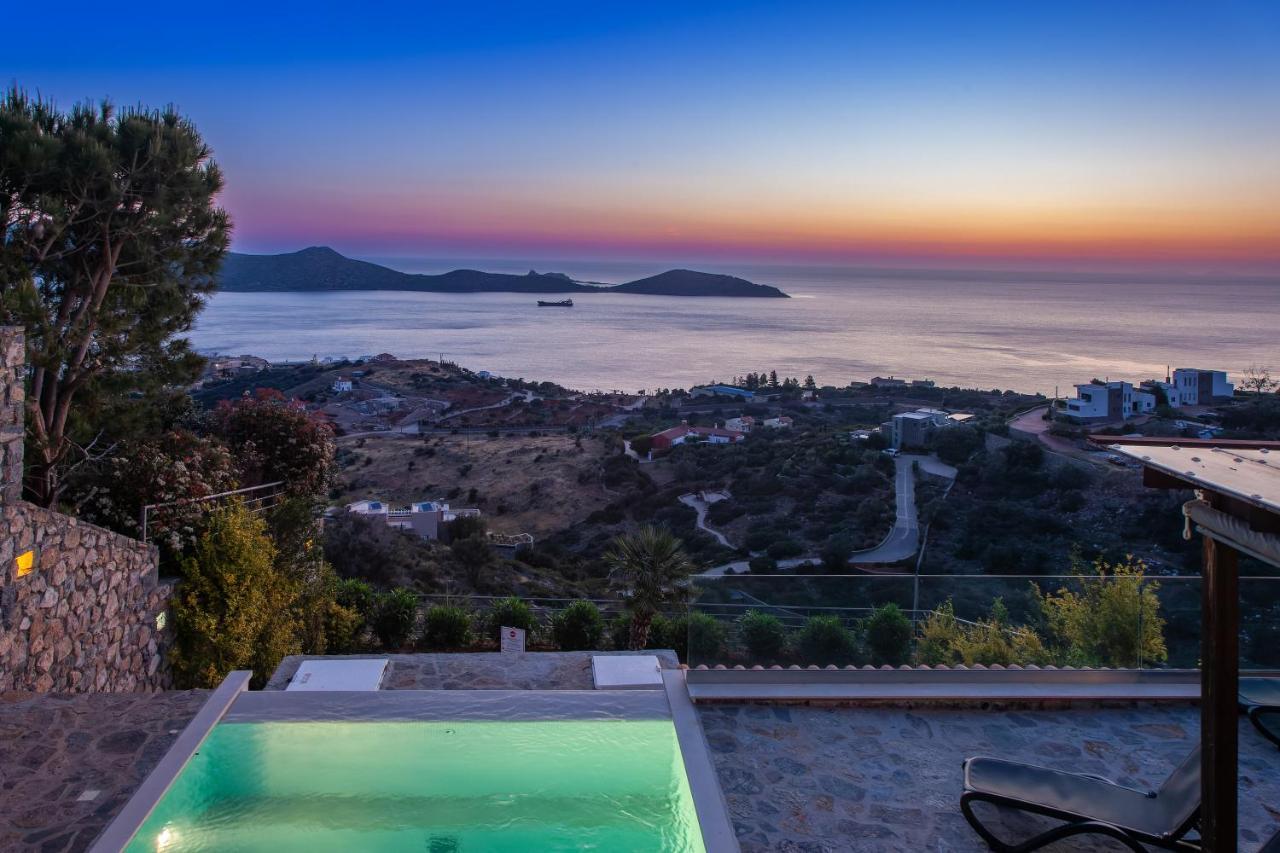 Elounda Sunrise Villa Bagian luar foto