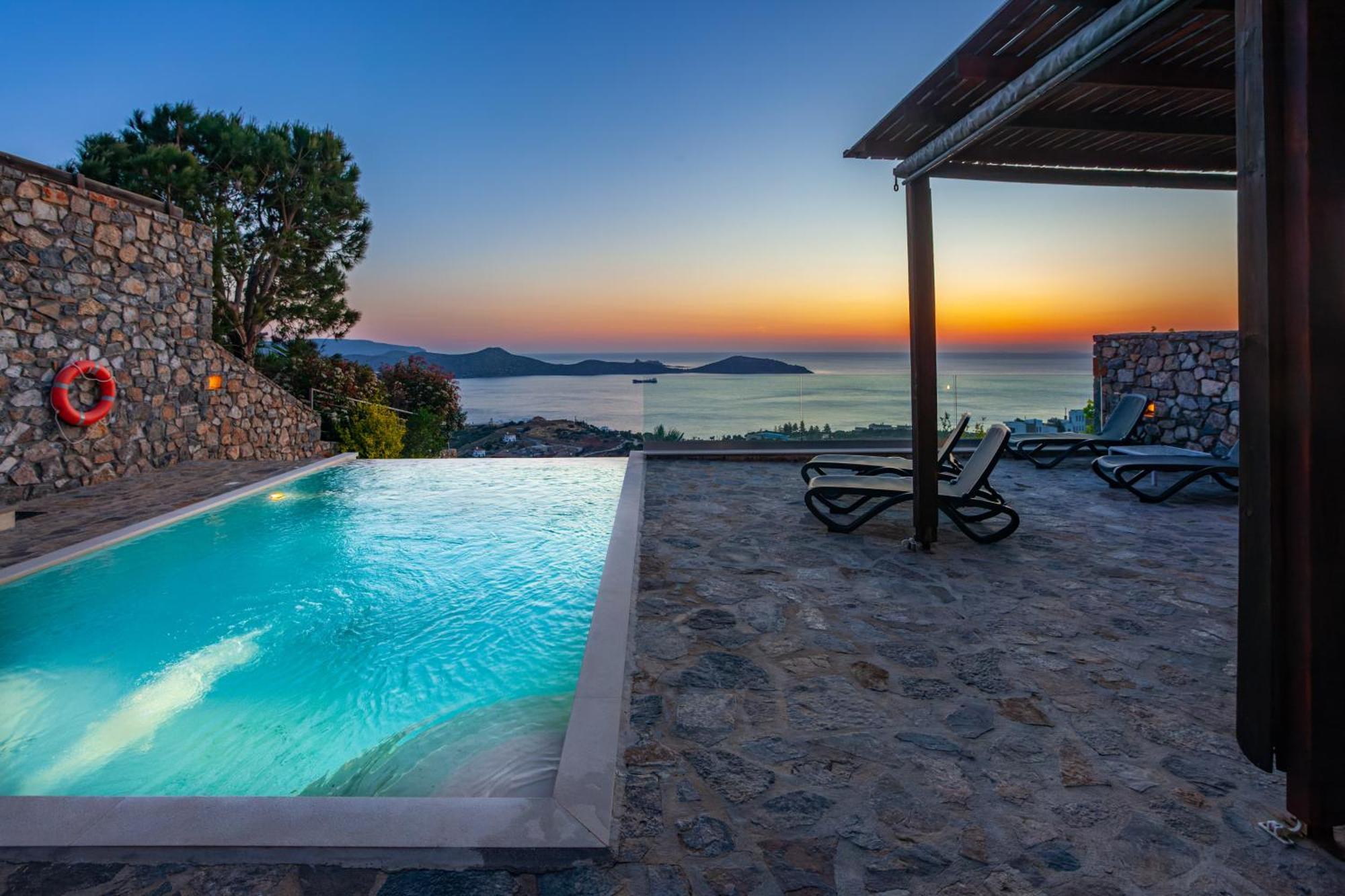 Elounda Sunrise Villa Bagian luar foto