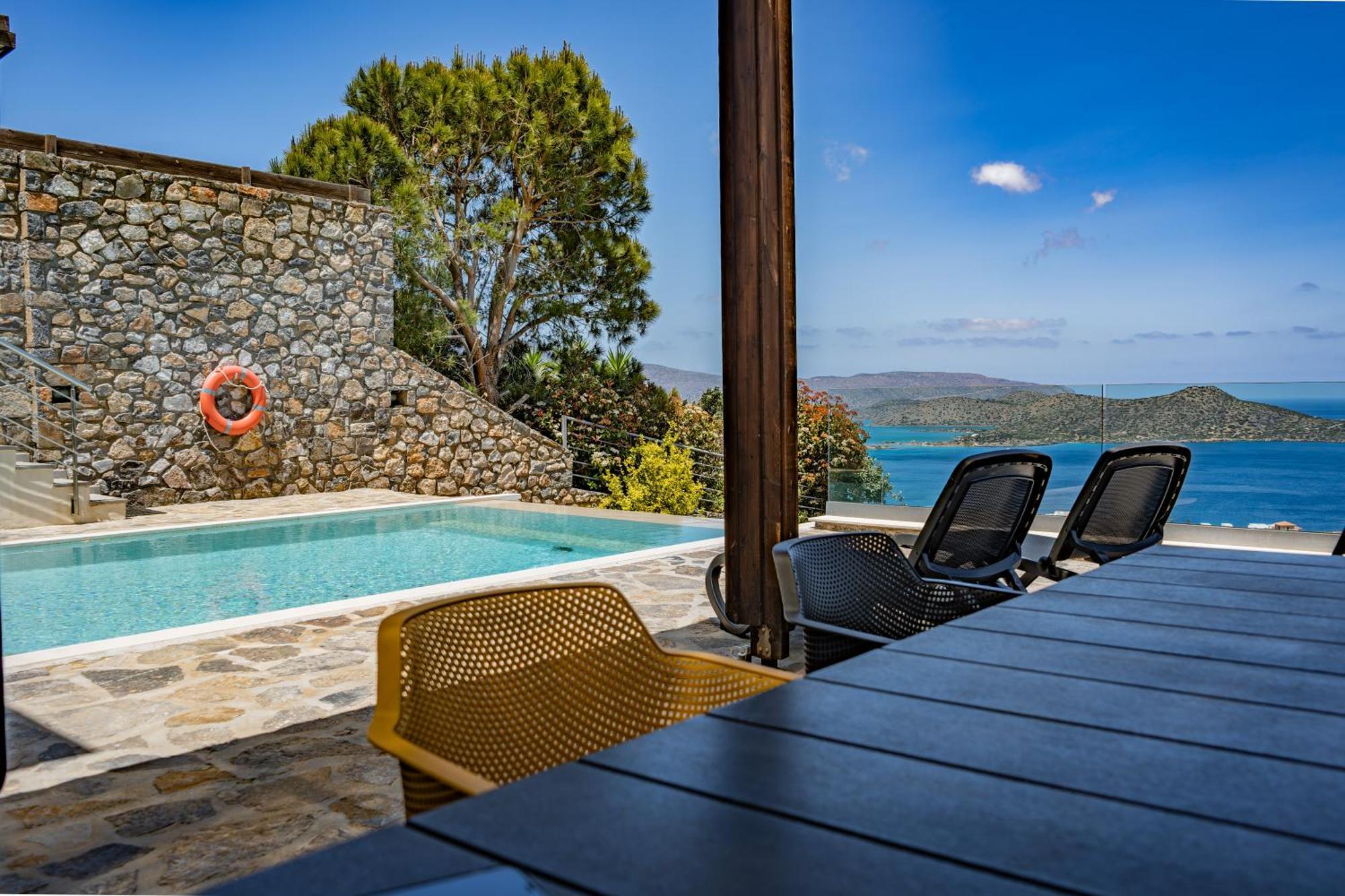 Elounda Sunrise Villa Bagian luar foto
