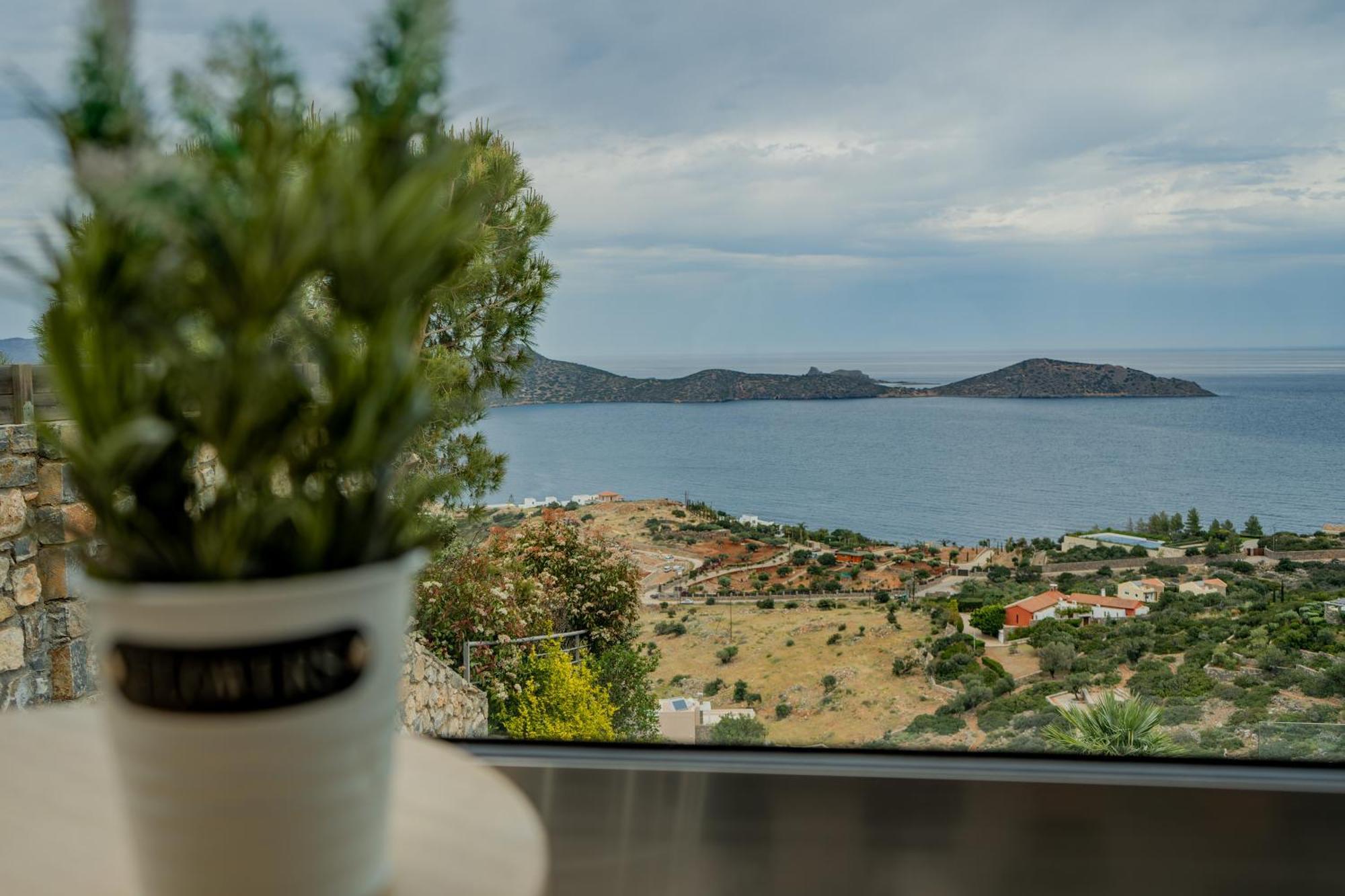Elounda Sunrise Villa Bagian luar foto