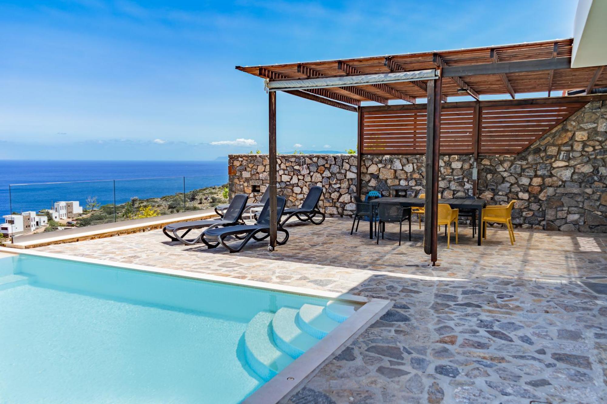 Elounda Sunrise Villa Bagian luar foto