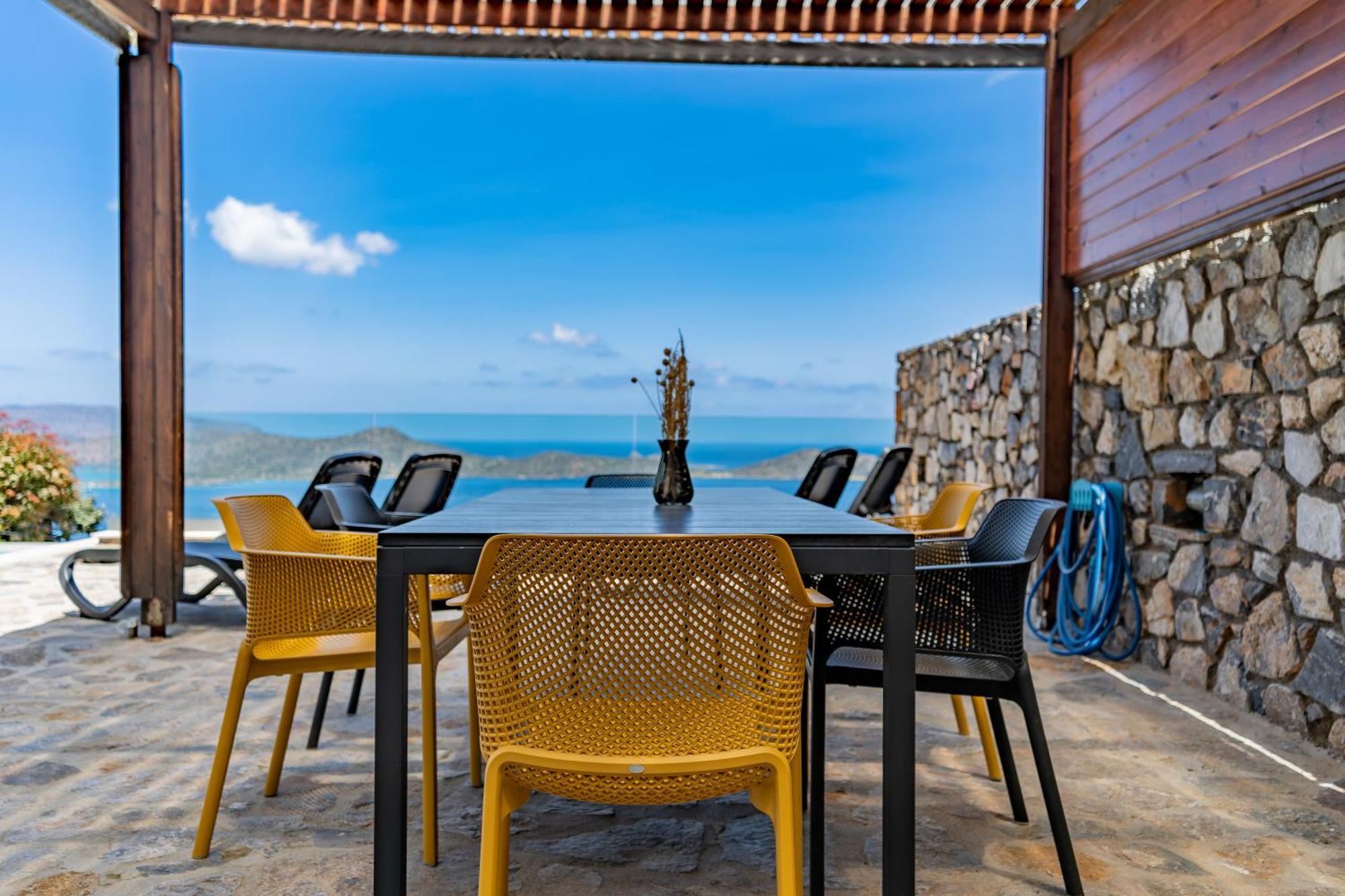 Elounda Sunrise Villa Bagian luar foto